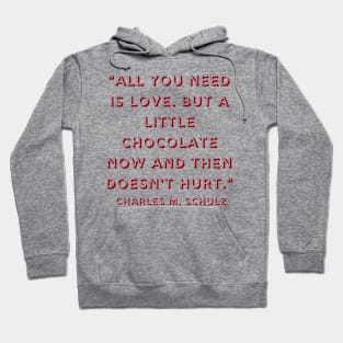 Quote Charles Schulz Hoodie